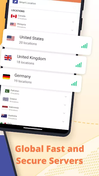Screenshot 2 of Turbo VPN – Unlimited Free VPN