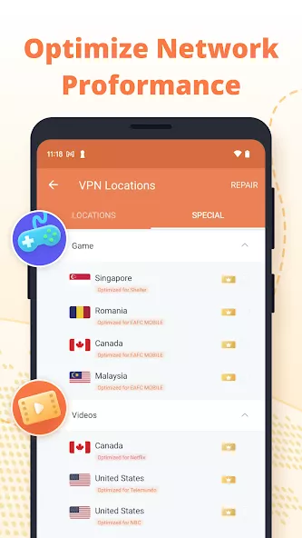Screenshot 5 of Turbo VPN – Unlimited Free VPN