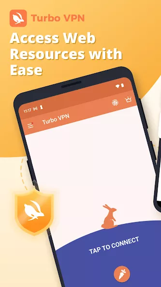 Screenshot 1 of Turbo VPN – Unlimited Free VPN