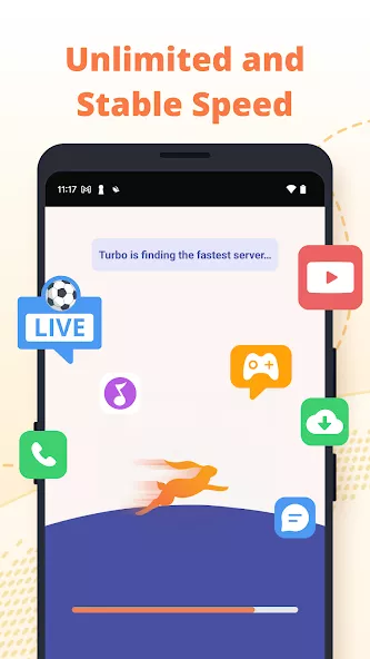 Screenshot 3 of Turbo VPN – Unlimited Free VPN