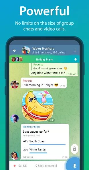 Telegram app screenshot 2