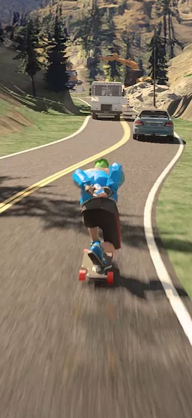 Downhill Racer gameplay screenshot 1