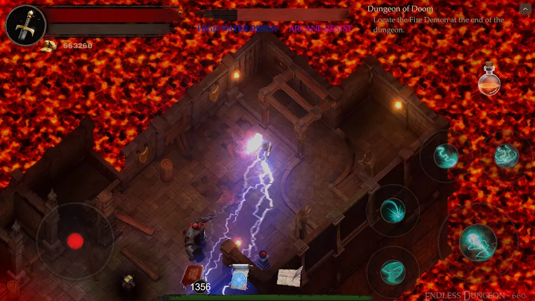 Tangkapan layar Powerlust: Offline Dungeon RPG 4