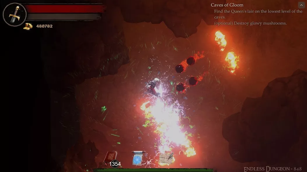 Tangkapan layar Powerlust: Offline Dungeon RPG 1