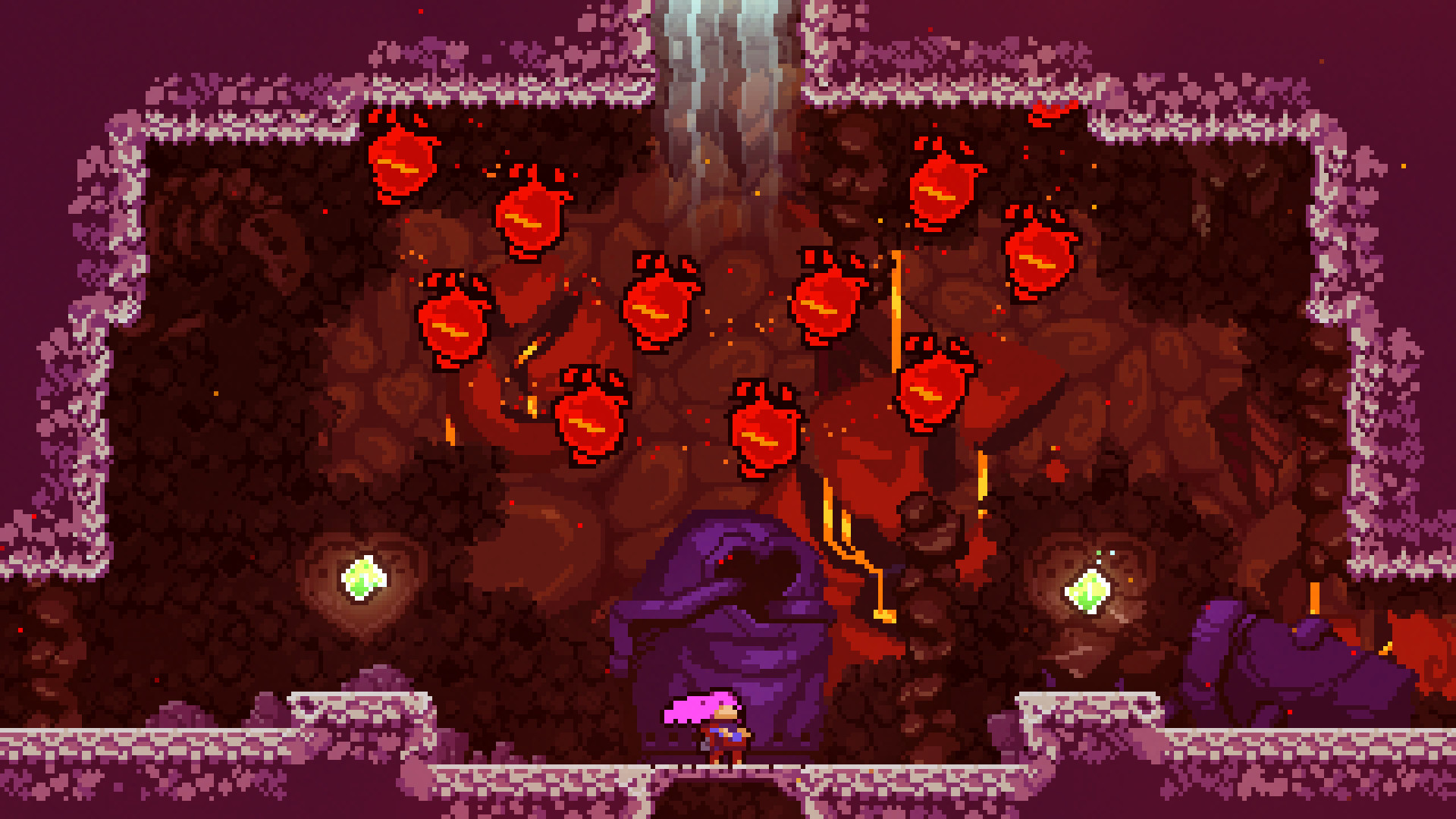 Captura de tela do gameplay de Celeste 6