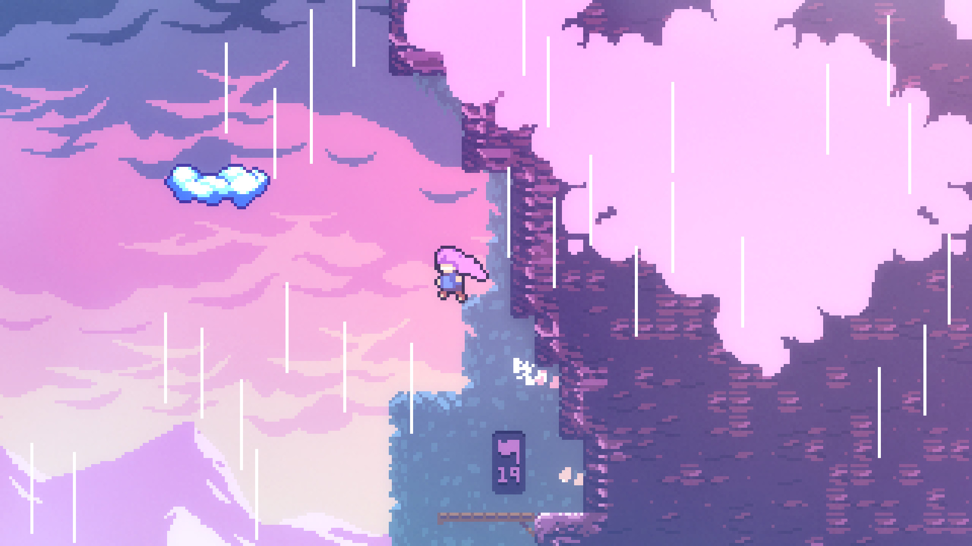 Captura de tela do gameplay de Celeste 3