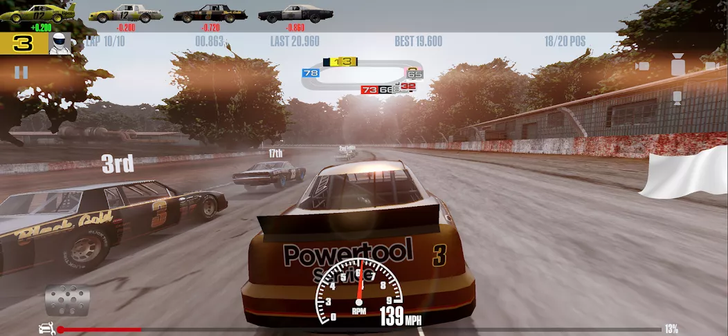 Stock Car Racing gameplay screenshot 1