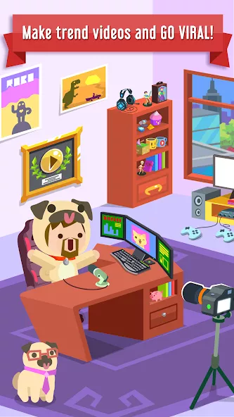 Vlogger Go Viral: Tuber Life Studio Setup Screenshot 2