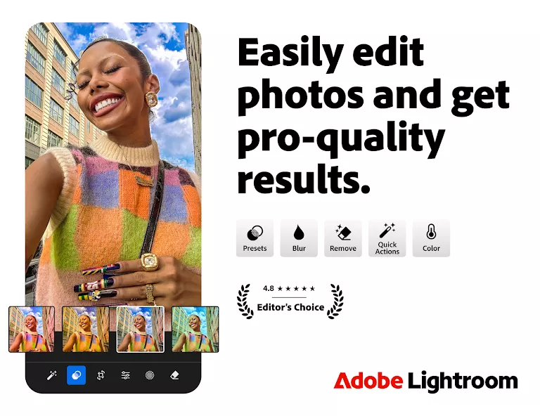 Adobe Lightroom app screenshot 1