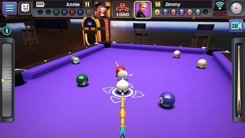 Screenshot di 3D Pool Ball 4