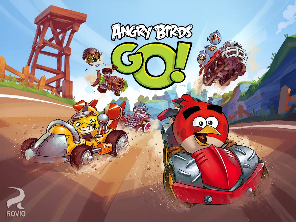 Captura de pantalla de Angry Birds Go! 1