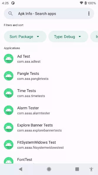 Apk Info app screenshot 1