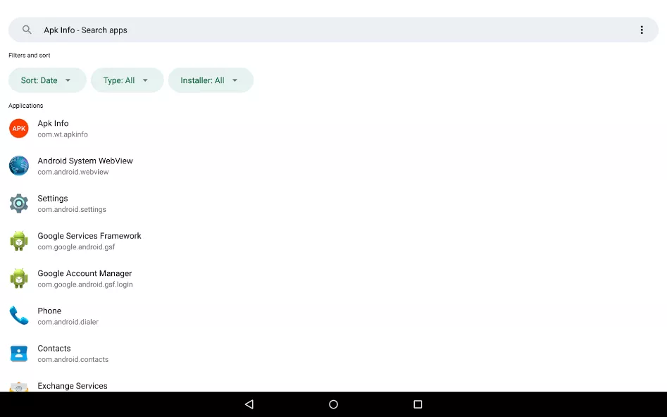 Apk Info app screenshot 4