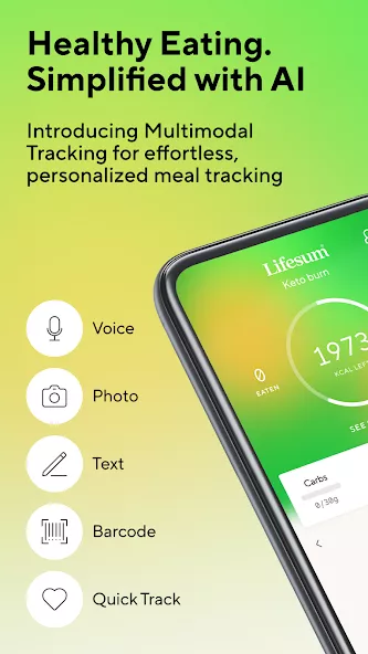 Lifesum: Calorie Tracker screenshot 1