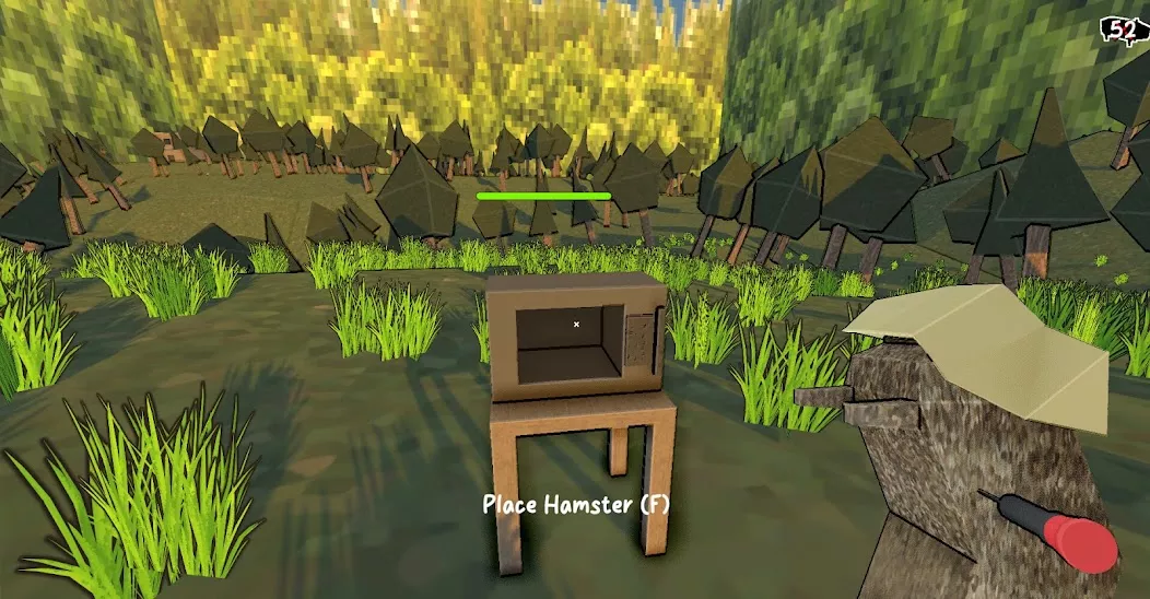 Captura de tela da jogabilidade de Hamster Hunter 3