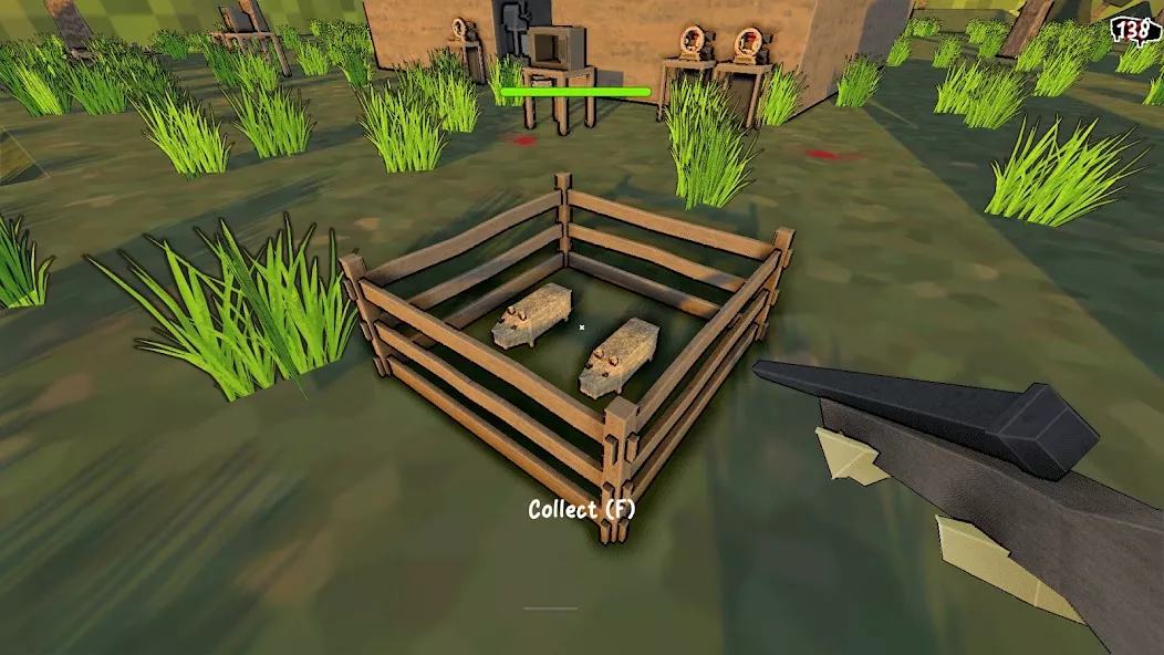 Captura de tela da jogabilidade de Hamster Hunter 1