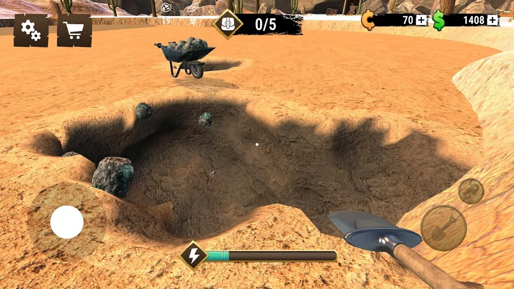 Wild West Miner – Gold Rush screenshot 1