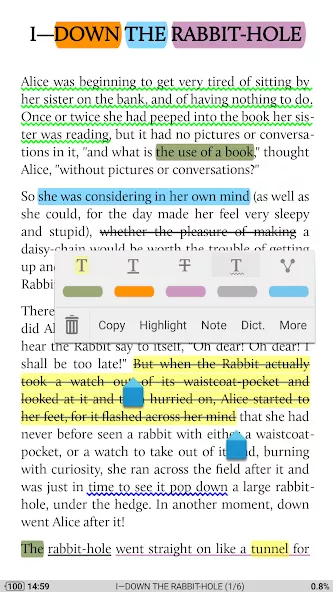 Moon+ Reader Pro Screenshot 2