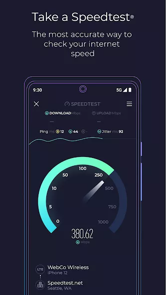 Speedtest by Ookla Screenshot 1