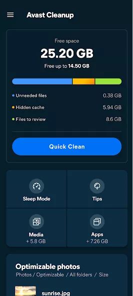 Avast Cleanup Screenshot 1
