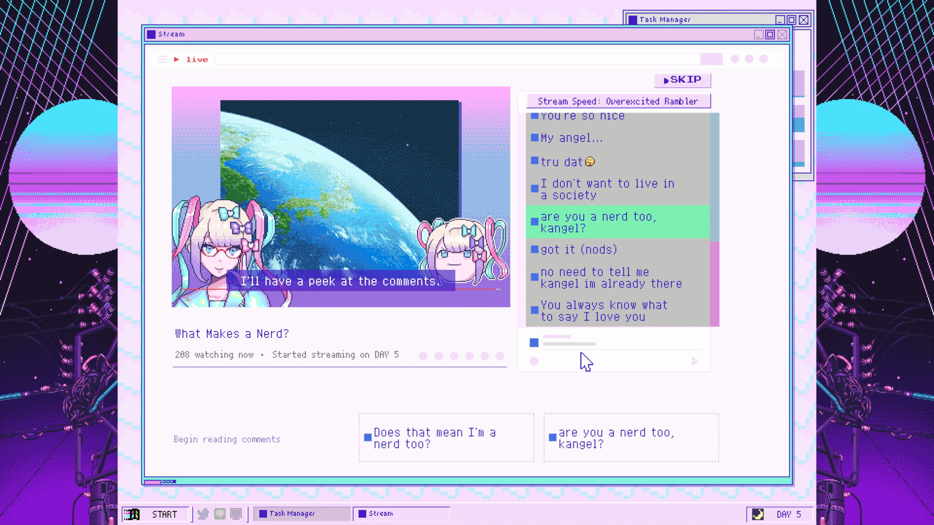 NEEDY STREAMER OVERLOAD gameplay screenshot 1