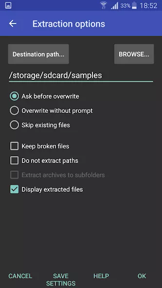 Screenshot 3 of RAR for Android