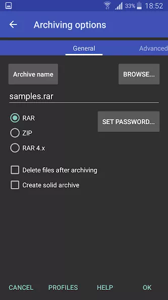 Screenshot 4 of RAR for Android