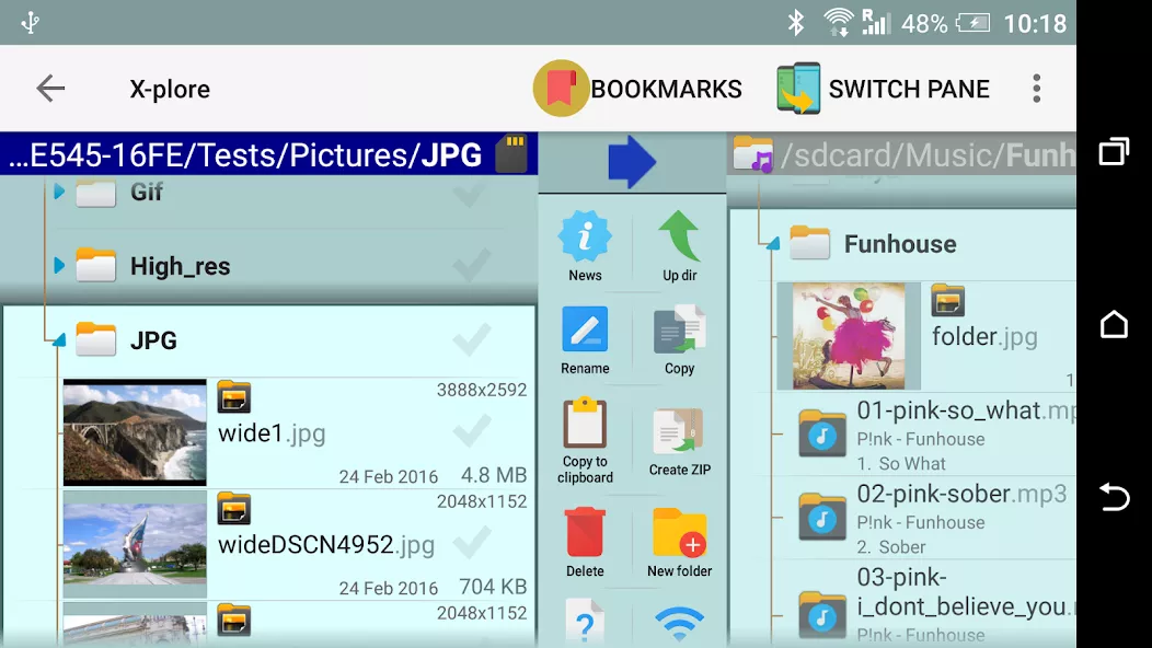 X-plore File Manager Screenshot 1