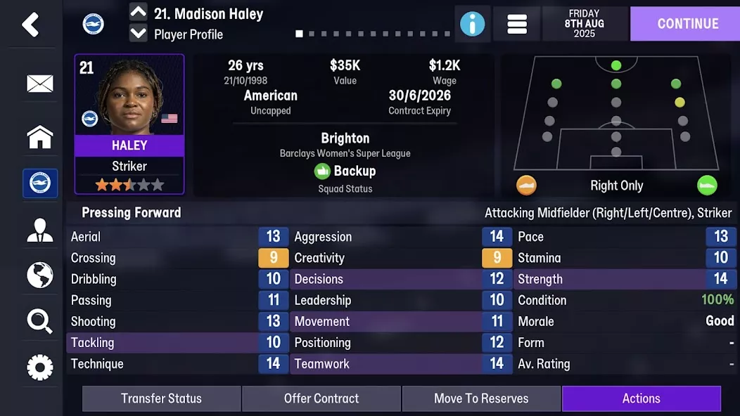 Schermata 2 di Football Manager Mobile 2026