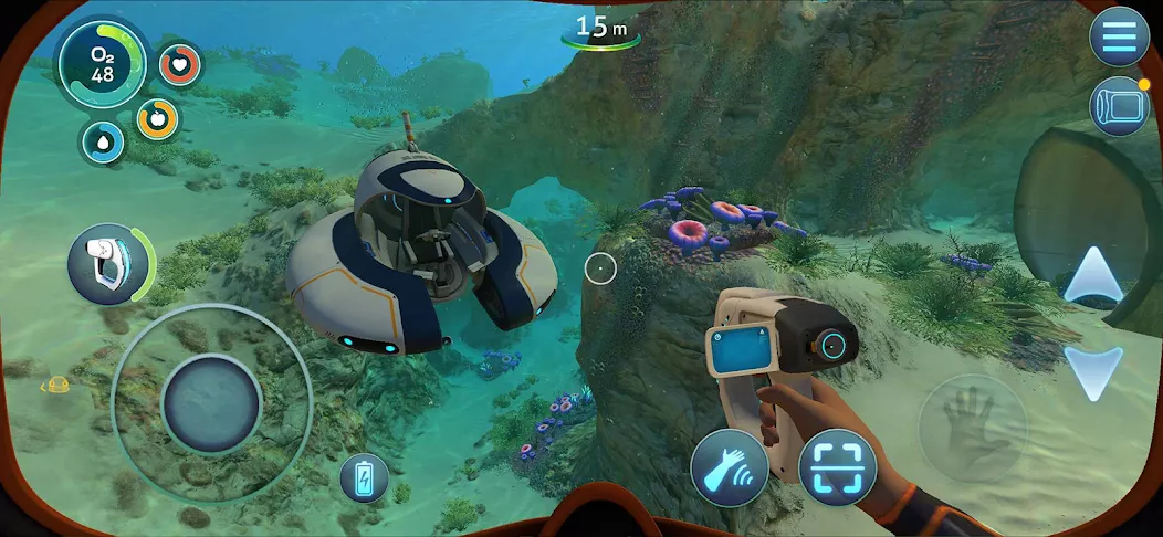 Subnautica gameplay screenshot 2