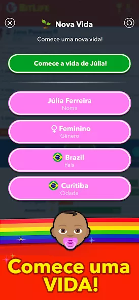 BitLife BR – Simulação de vida gameplay screenshot 2