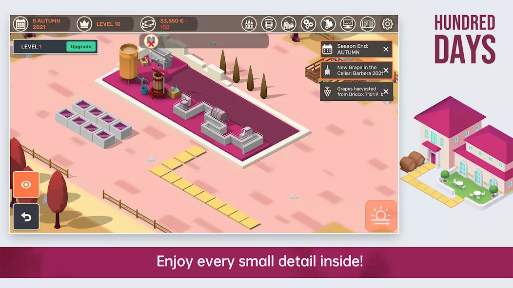 Hundred Days in-game screenshot 1
