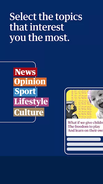 The Guardian app preview 2