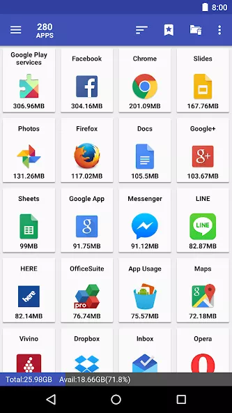 AppMgr Pro III (App 2 SD) preview screenshot 4