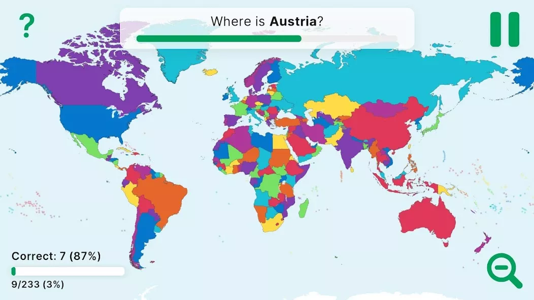 StudyGe – World Geography Quiz screenshot 1