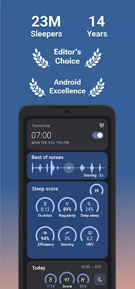 Captura de pantalla de Sleep as Android 1