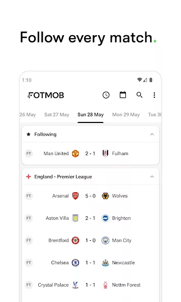 FotMob screenshot 1