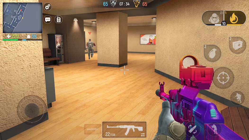 Captura de pantalla del gameplay de Modern Ops 2