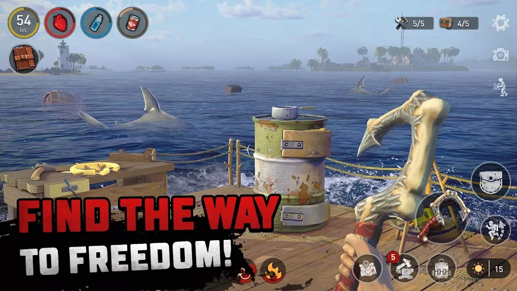 Raft Survival: Ocean Nomad – Simulator Screenshot 4