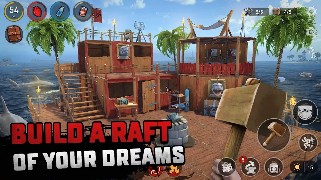 Raft Survival: Ocean Nomad – Simulator Screenshot 5