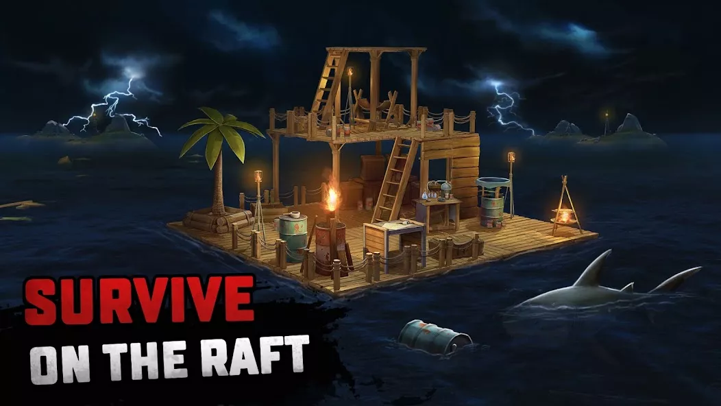 Raft Survival: Ocean Nomad – Simulator Screenshot 1