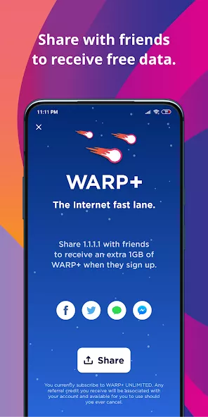 1.1.1.1 + WARP: Safer Internet screenshot 4