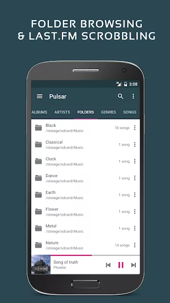 Pulsar Music Player Pro - Screenshot 1