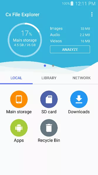 Screenshot 1 of Cx File Explorer