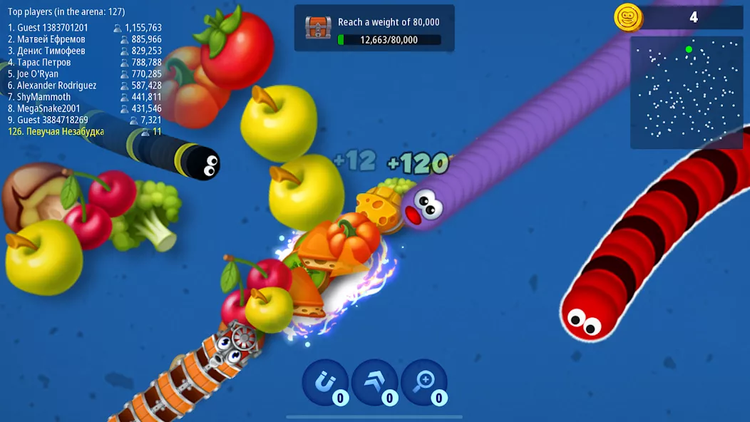 Worms Zone .io screenshot 3