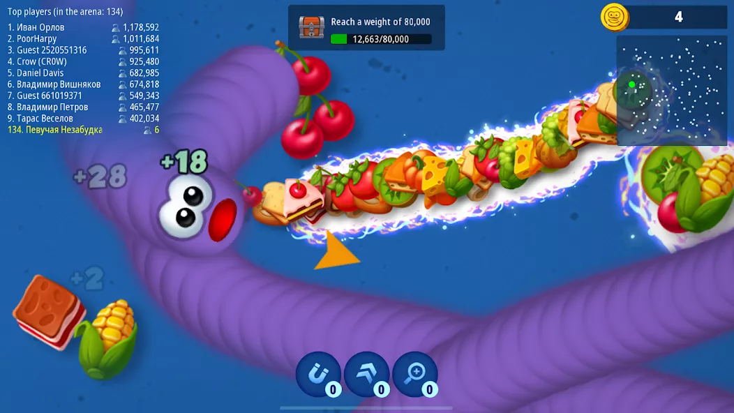 Worms Zone .io screenshot 4