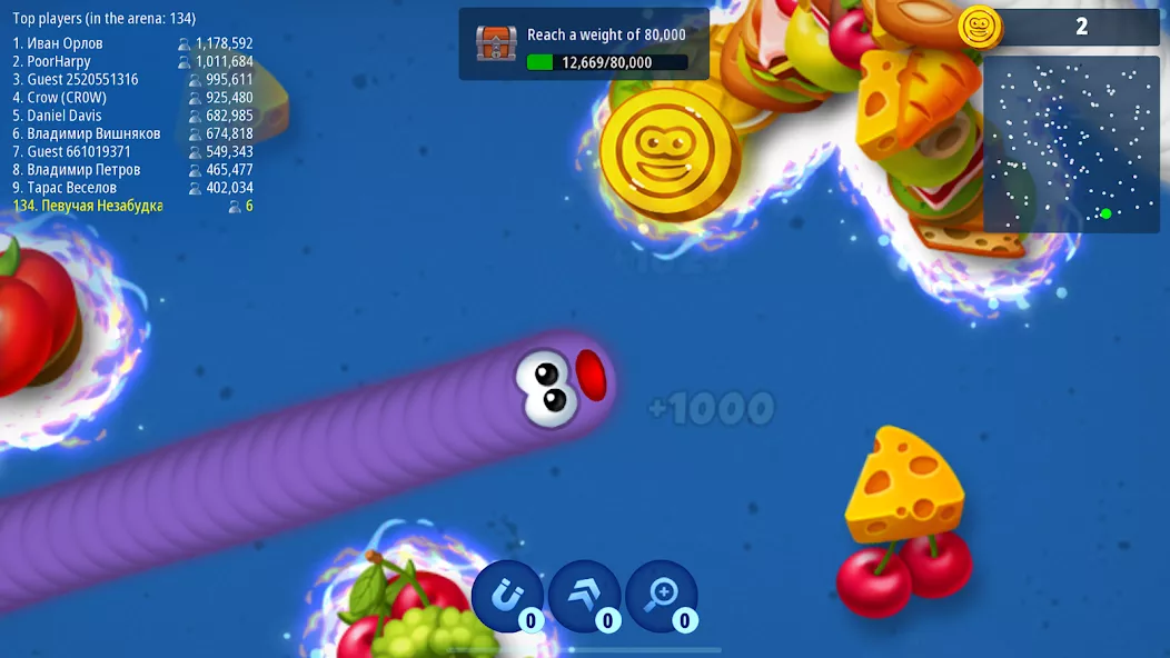 Worms Zone .io screenshot 5