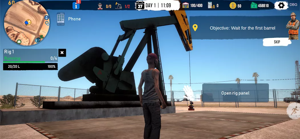 Captura de pantalla del juego Landman: Oil Simulator 4