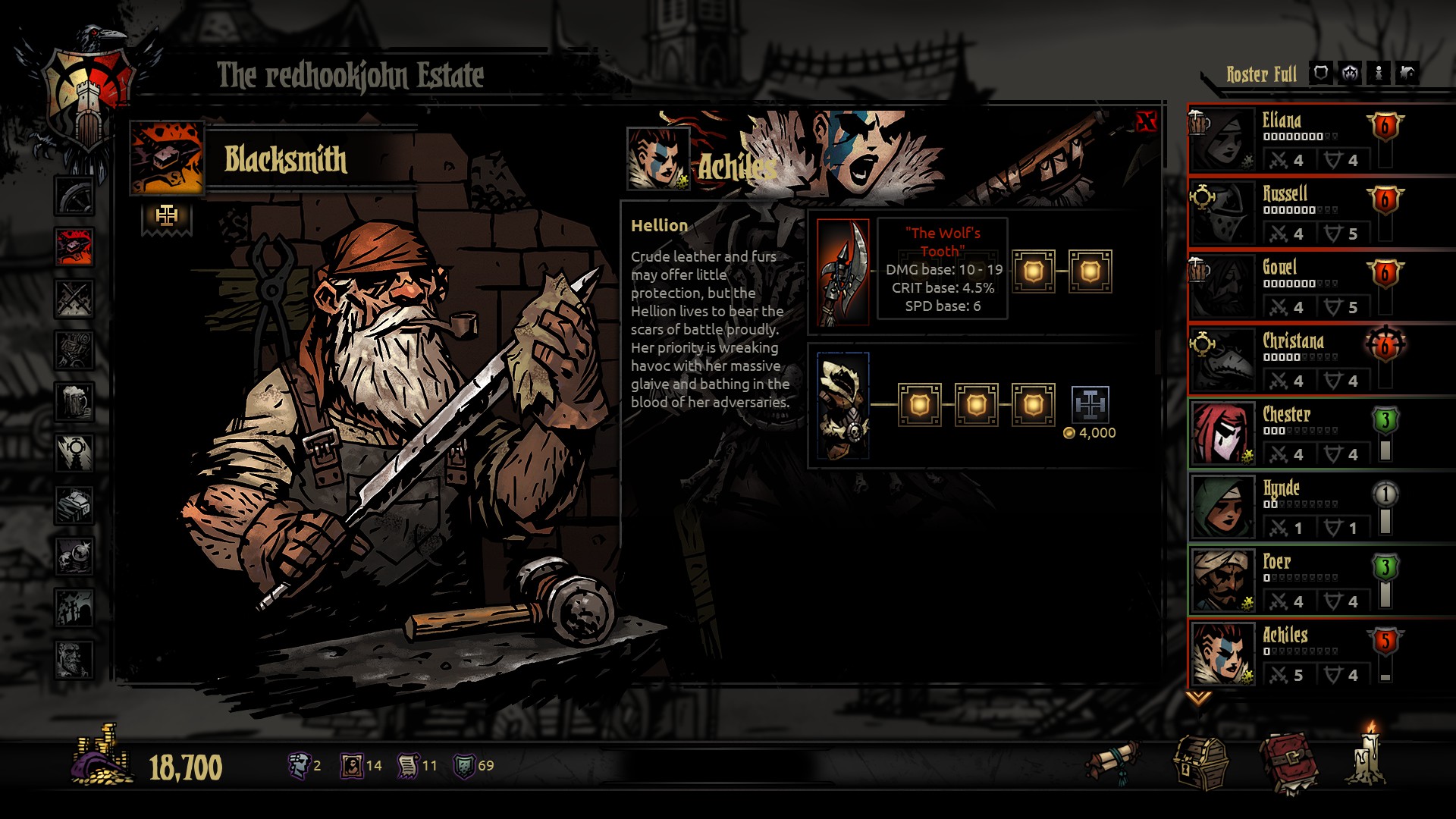Cuplikan layar Darkest Dungeon 6