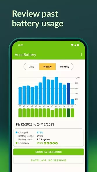 AccuBattery app screenshot 2